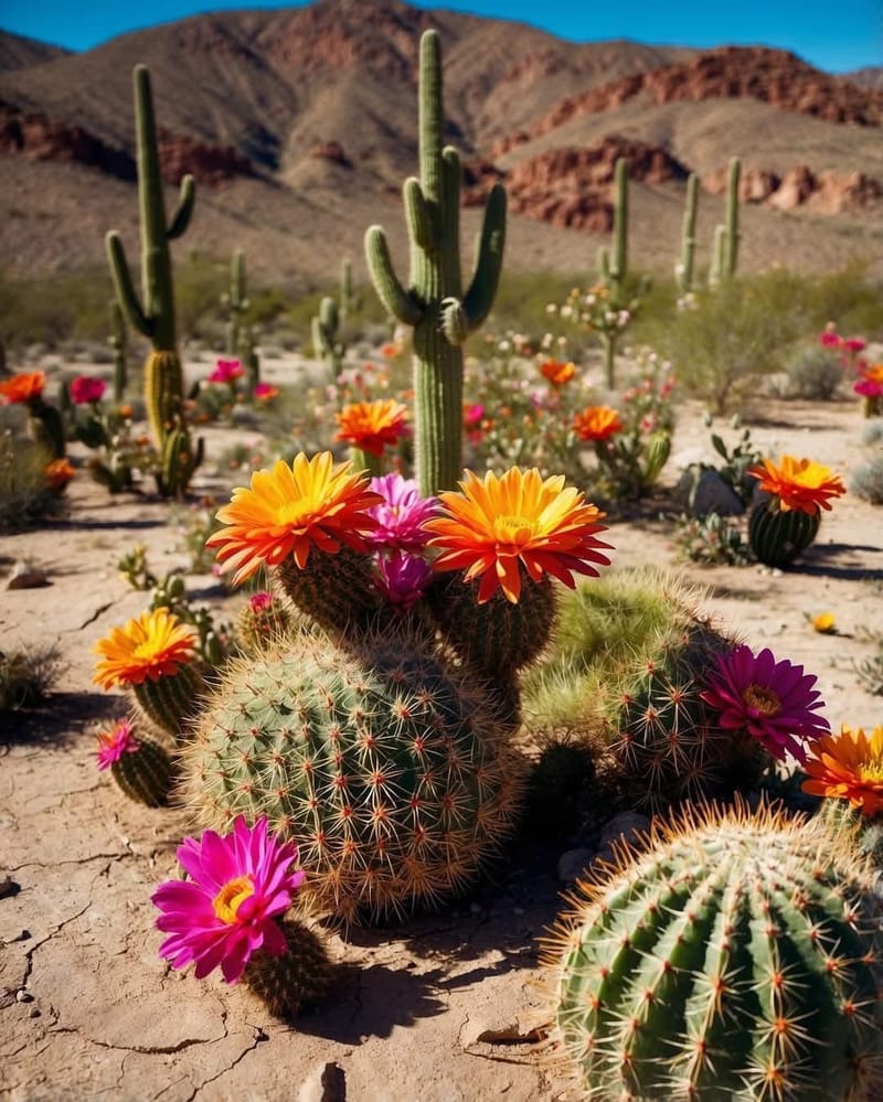 Baja California Sur desert landscape with cardón cactus — the ecosystem around our Cabo vacation rental